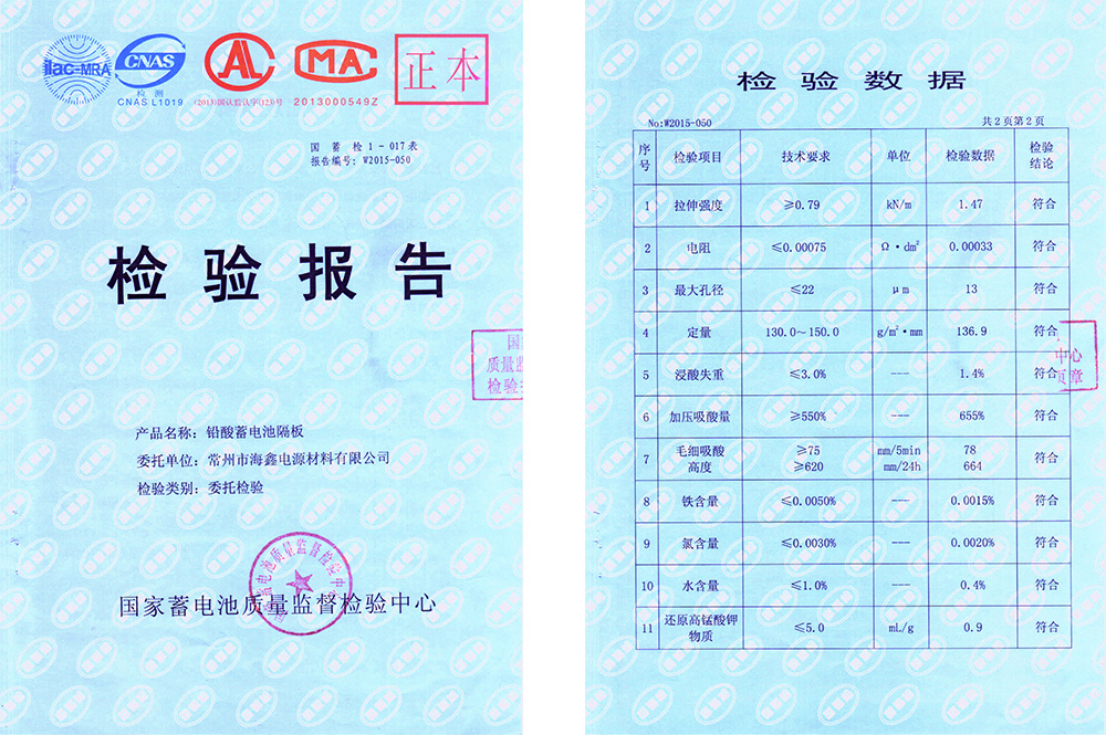 檢測報告
